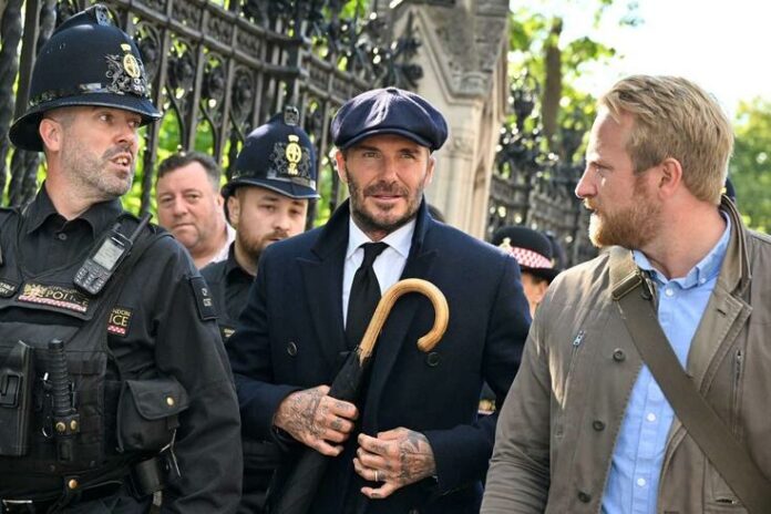 David Beckham, ex internacional inglés