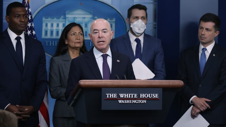 Alejandro Mayorkas, jefe del DHS. Alejandro Mayorkas, jefe del DHS.