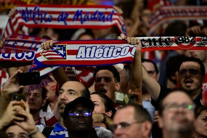 Aficionados del Atlético de Madrid