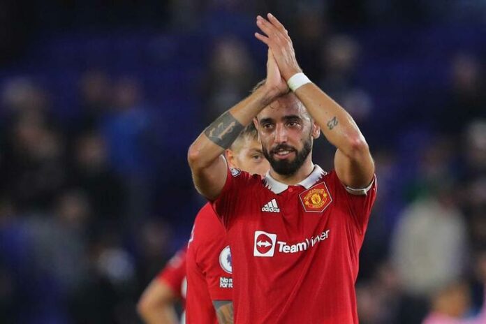 El centrocampista del Manchester United Bruno Fernandes