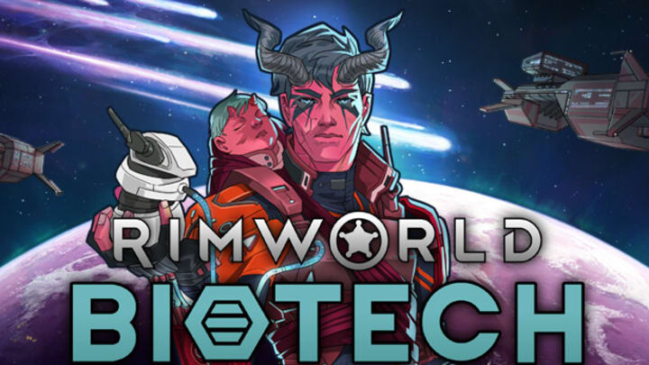 Rimworld Biotech añade embarazos al juego. Rimworld Biotech añade los embarazos al juego.