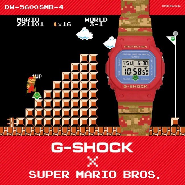 Reloj CASIO G-Shock Super Mario