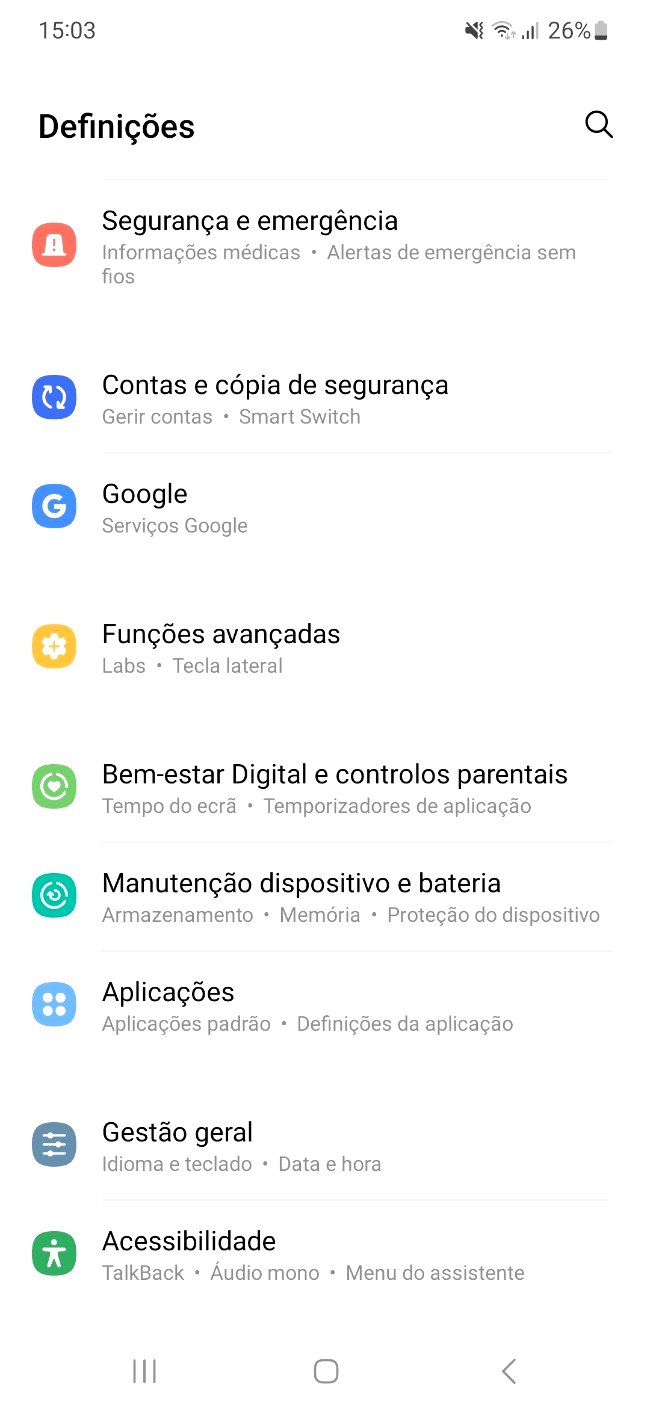 Modo de mantenimiento de Samsung