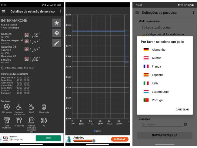 Combustible Aumento en Portugal