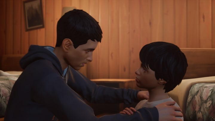 Sean y Daniel durante una de sus primeras noches en Life is Strange 2.