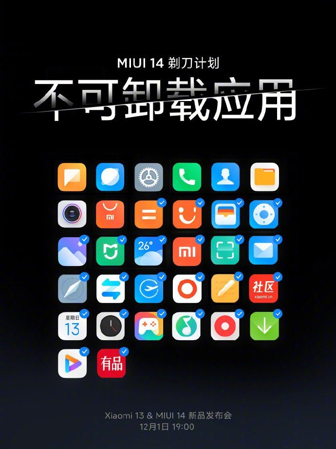 Póster promocional de MIUI 14