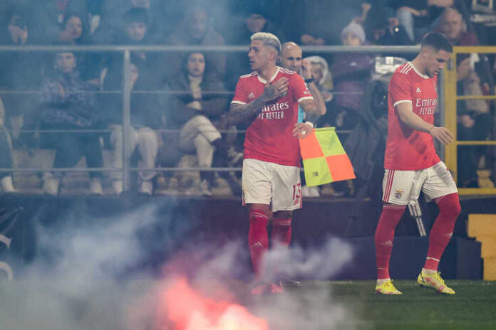 Enzo Fernández marcó el segundo gol del Benfica